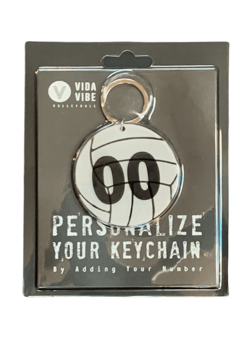 Numbered Personalized Volleyball Keychain #1 Seller - VidaVibe Volleyball